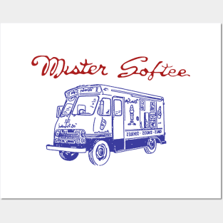 Mister Softee Truck ice Cream Posters and Art